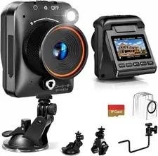 4K WiFi Time Lapse Camera 32GB IP66 Waterproof Outdoor Construction 110° Wide