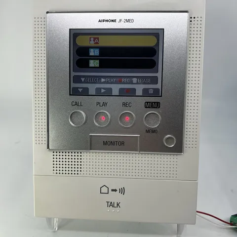 AIPHONE JF-2MED Video Intercom Monitor Master Station Tested Working LCD
