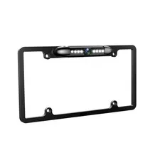 License Plate Backup Camera HD Black-USA plate frame backup camera