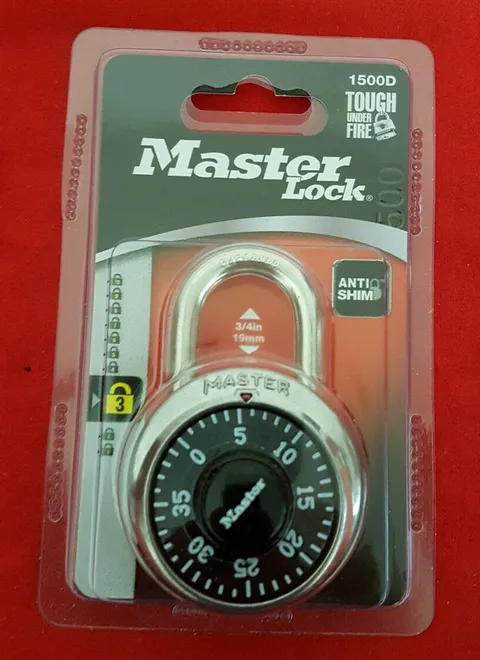 Master Lock 1500D Combination Lock. New in Package.
