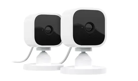 BLINK (2-PACK) BLINK MINI INDOOR SECURITY CAMERA 1080P HD VIDEO - WHITE
