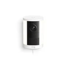 Ring - Spotlight Cam, Plug-In (newest model), Wide-Angle Retinal 2K Video, ...