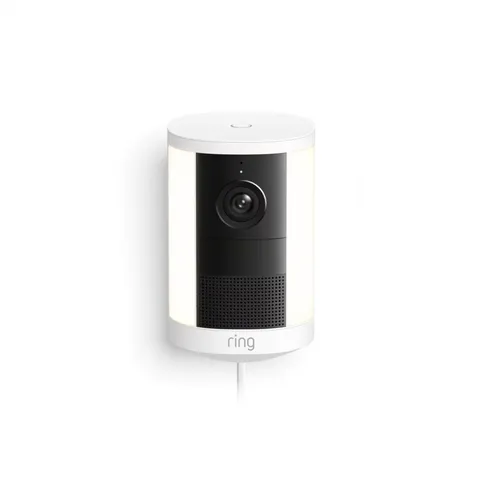 Ring - Spotlight Cam, Plug-In (newest model), Wide-Angle Retinal 2K Video, ...