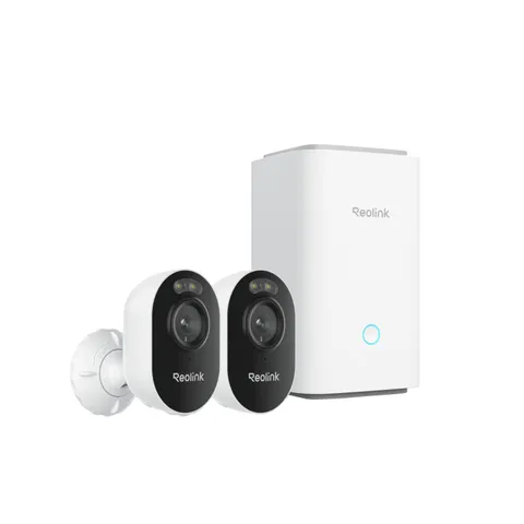 Reolink Hub with Lumus Spotlight WiFi Security Camera 2K Outdoor Smart Detection