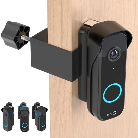 Anti-Theft Doorbell Mount for myQ Camera, Adjustable Left/Right Viewing Angle...