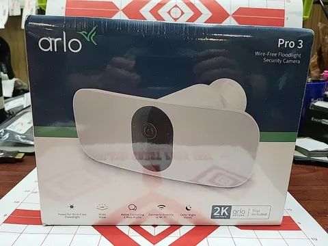 Arlo Pro 3 Floodlight Indoor/Outdoor Security Camera - White