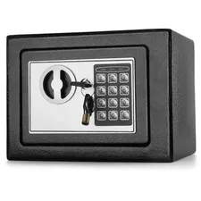 Digital Electronic Safe Box Keypad Lock Security Home Gun Cash Jewelry Black
