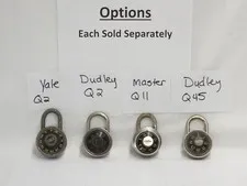 Pick-a-Padlock Combination Padlocks Yale Dudley Master Locksport NO COMBOS
