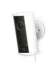 Ring Spotlight Cam Pro Plug-In White Featuring Retinal 4K (Newest Model) - White