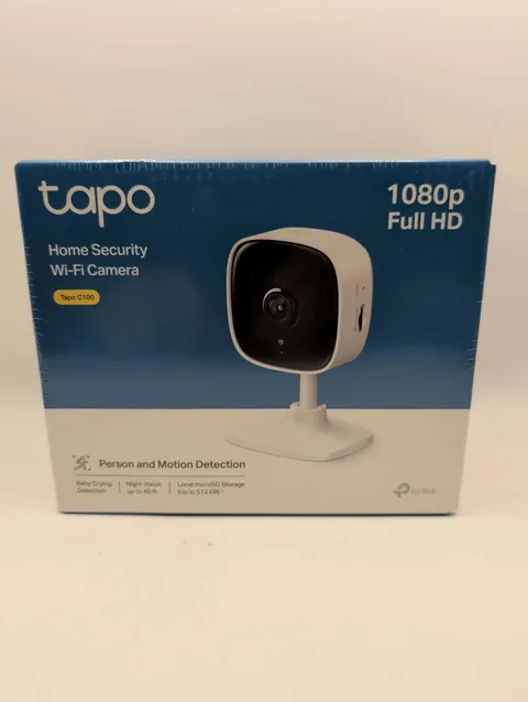 TP-Link Tapo C100 1080p Full HD Home Security WiFi Camera Night Vision