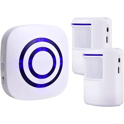 Wireless Motion Sensor Alarm System - Long Range Driveway Alerts w/ 38 Tunes