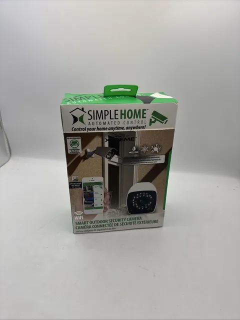 Simple Home Smart Outdoor WiFi Security Camera 720p IP66 XCS7-1003-WHT