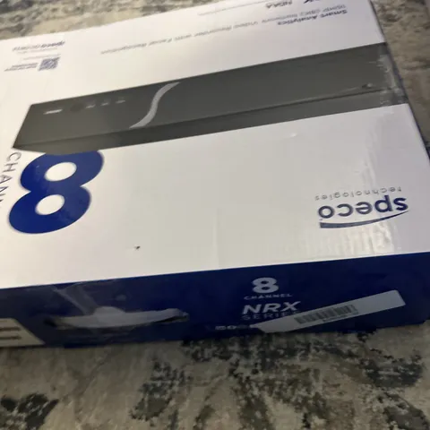 Speco N8NRX2TB 8K 8-Channel Facial Recognition NVR with 8 Built-In PoE Ports 2TB