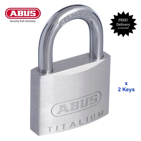 ABUS PADLOCK 40mm Padlock-TITALIUM Body Padlock.Abus Padlocks-Free Post-54TI40C