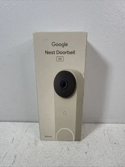 Google Nest Doorbell 2K Camera (Wired - 3rd Gen) Linen - New in Box