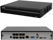 Advanced 8-Channel 8 PoE Port Network Video Recorder with 4K HDMI Output and AI