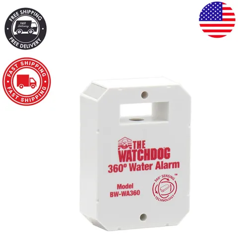 Reliable 110 dB Water Alarm with Compact Design - Early Leak Detection System