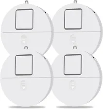 Window Alarm System 4-Pack - Ultra-Loud 120Db Alarms with Advanced Vibration Sen