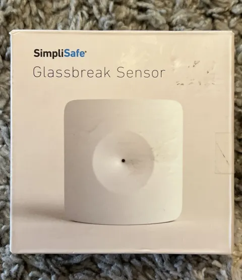 SimpliSafe Glassbreak Sensor - 20ft. Range - Sound Detection Technology Open Box