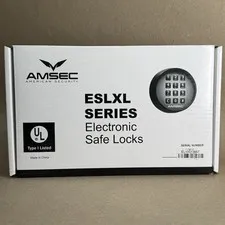 Amsec ESL10 - ESL10XL - American Security - Electronic Safe Lock Kit - Chrome