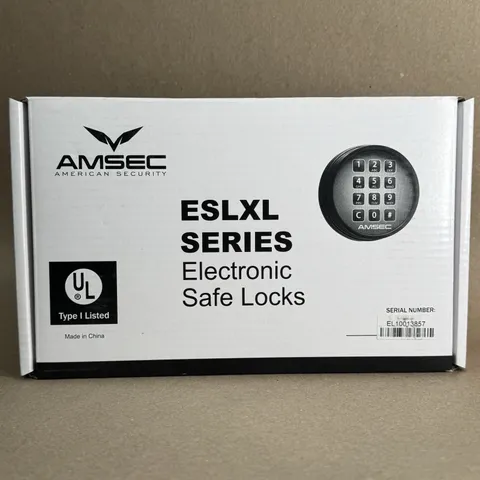 Amsec ESL10 - ESL10XL - American Security - Electronic Safe Lock Kit - Chrome