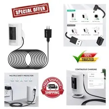 Indoor/Outdoor Power Adapter Ring Stick up Cam Battery 3Rd Gen/2Nd Gen/Plug-In