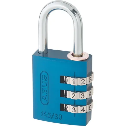 ABUS 46614 145/30 Blue Combination Lock