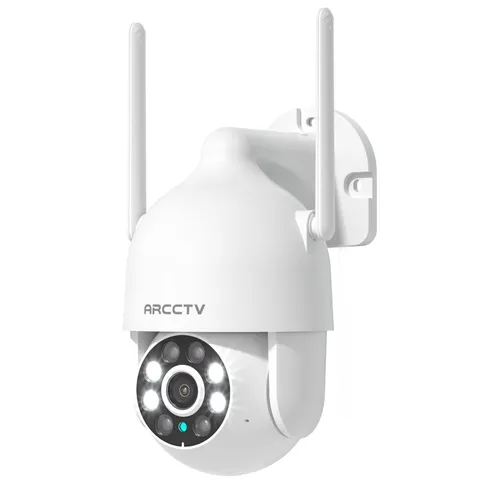 ARCCTV Security Cameras Outdoor Wireless Pan/Tilt 2 Way Audio Color Night Vision