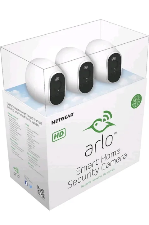 NETGEAR VMS3330-100NAS 3 HD Wireless Security Camera - White