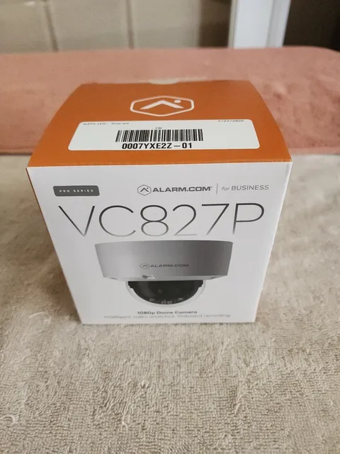 Alarm.com ADC-VC827P 1080P Indoor/Outdoor Fixed Dome Security Camera - PoE