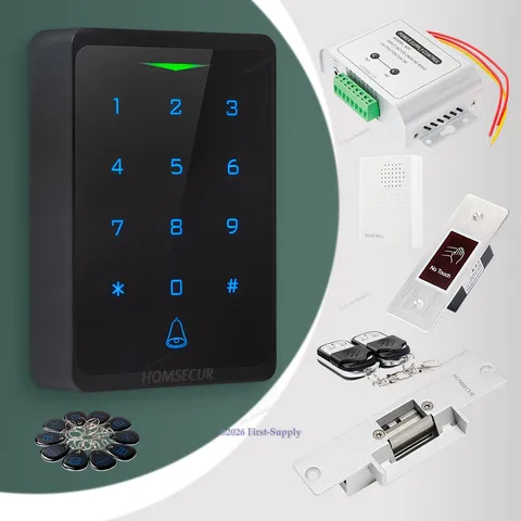 HOMSECUR Weatherproof IP66 APP WIFI Password RFID Access Control Anti-Tamper