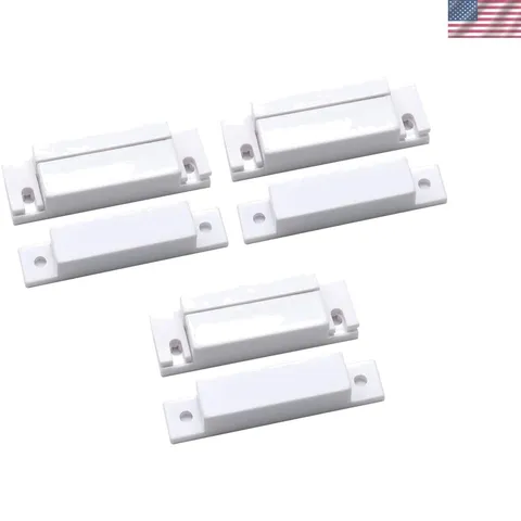 3Sets MC-31 Door Window Switch Alarm Reed Switch Security System Anti NC Norm...