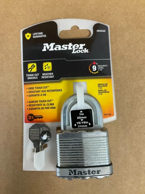 Master Lock 1-7/16 in. H X 2 in. W X 13/16 in. L Steel 4-Pin MFR #: M5XKADLHCCSE