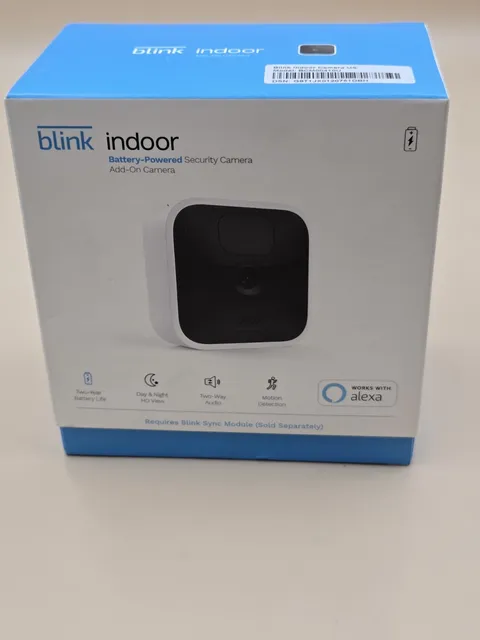 Blink Indoor Add-on Battery Powered Security Camera  - Sync Module Required NEW