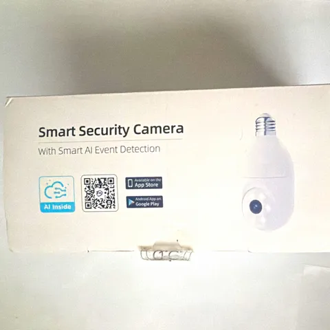 1080P Wi-Fi IP Bulb Camera Motion Detection Two-Way Audio Night Vision White