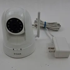 D-Link DCS-5030L Wi-Fi IP Indoor PTZ Surveillance Camera Home White W/ Adapter
