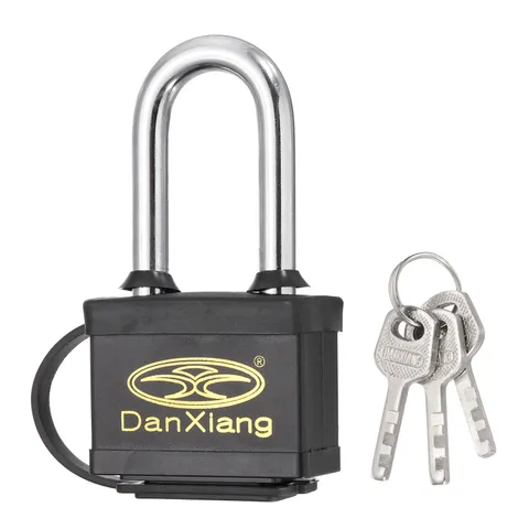 1Pcs Waterproof Padlocks, 4.1 x 2.2 x 1Inch Alloy Steel Outdoor Locks, Black