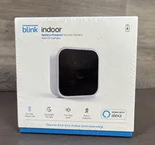 Blink BCM00410U Indoor Battery-Powered Security Camera- Add-On Camera New Sealed