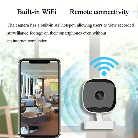 2K Window Camera, 2.4GHz & 5GHz WiFi6 Indoor Cameras for Home Security Outdoor