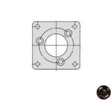 Omron E69-FCA04 Encoder Flange
