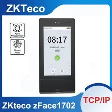 ZKTeco zFace1702 TCP/IP Fingerprint Facial Recognition Time Attendance 7" Screen