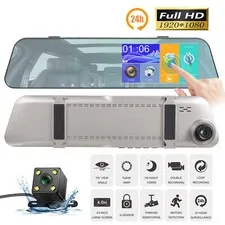 4.5 Inch Touch Screen 24H 1440P HD Car DVR Dash Camera Night Vision Dual Lens