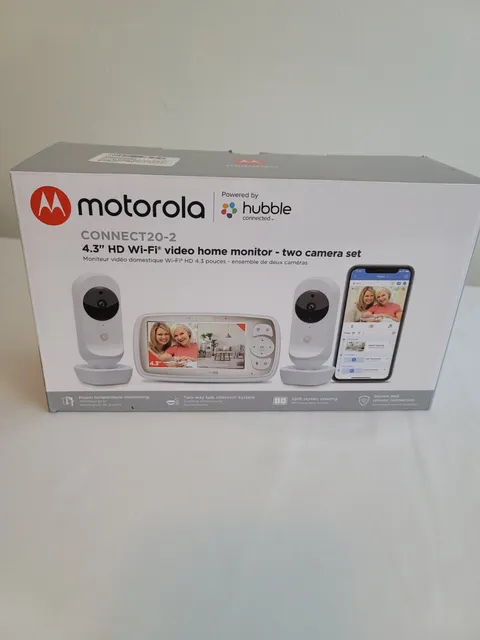Motorola 4.3 WiFi Video Home Monitor Two Camera Set