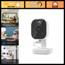 2K Indoor Wi-Fi Security Camera - Night Vision, Motion Detection, 2-Way Audio, A