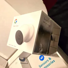 Google Nest Cam Battery Wireless Wi-Fi Indoor/Outdoor 1080p Color White