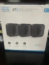 Blink XT 2 Home Security 3-Camera System - Black Outdoor/indoor Wireless HD
