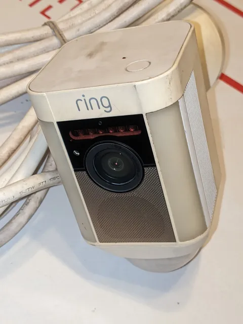 Ring Hardwired Spotlight Cam Wired Outdoor Security Wi-Fi Camera- Tested/Working
