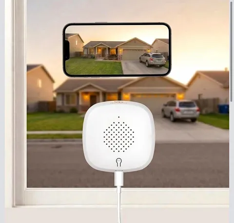 Girafit W150 Window Indoor Camera 2K QHD Dual-Band WiFi Color Night, microSD