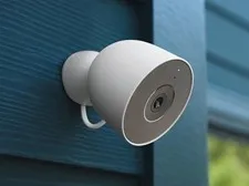 Google Nest Cam Outdoor 2nd Gen Wired Security Camera GA10919US  Snow  G1N