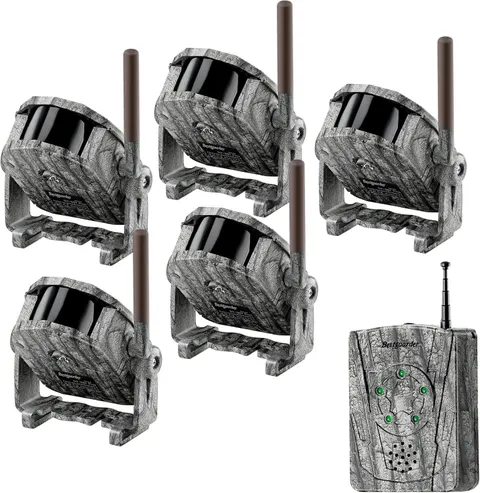 300M Wireless Hunting Alarm Kit - Night Vision Motion Detector & Security Sensor